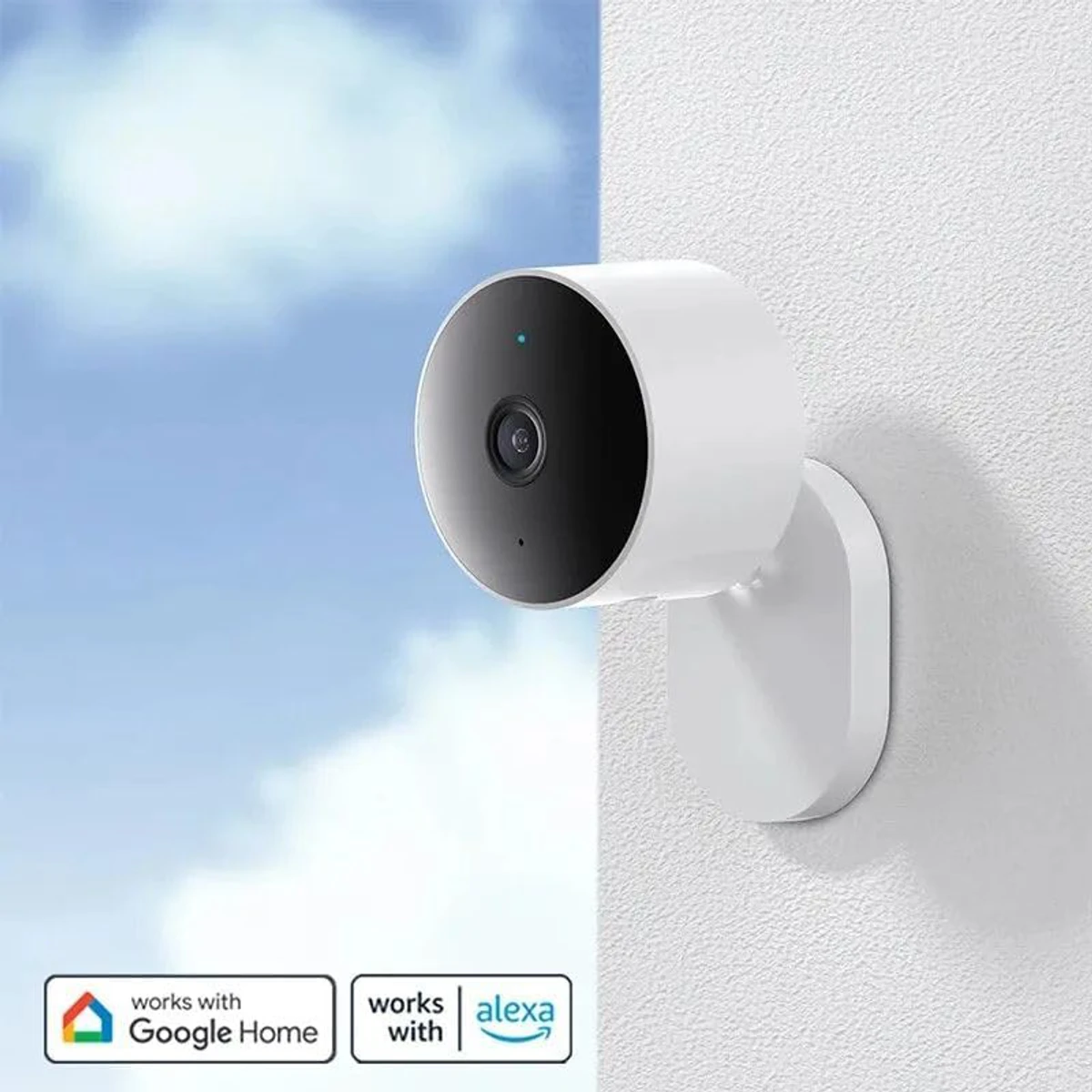 Xiaomi Outdoor Camera AW200, Security Camera Weatherproof Outdoor Security, 1080p Colour Night Vision, Two-Way Voice Calls, Motion Detection, Works with Alexa & Google Home, Time-Lapse Photography