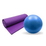 Gym Ball & Yoga Mats(combo)