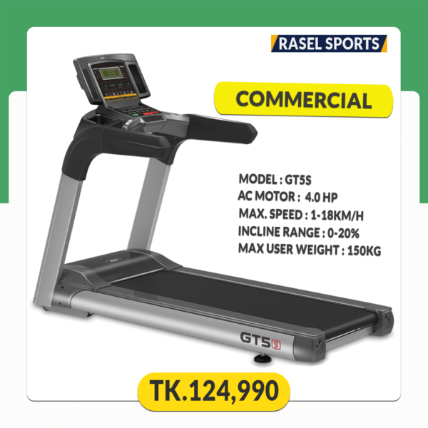 GT5s Commercial Motorized Treadmill