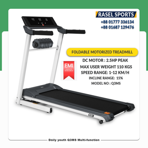 Daily-youth-Q3MS-Multi-function-Foldable-Motorized-Treadmill