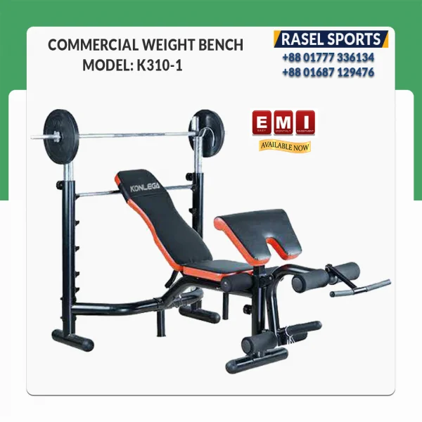 Commercial Weight Bench-Konlega-K310-1